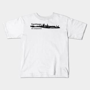 Santiago de Compostela City - World Cities Series by 9BH Kids T-Shirt